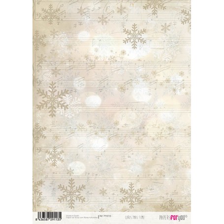 Papel De Arroz Christmas Time 29,7x21cm