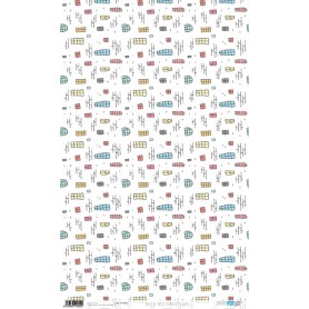 Papel De Arroz Scandi Style Wall 33x54cm