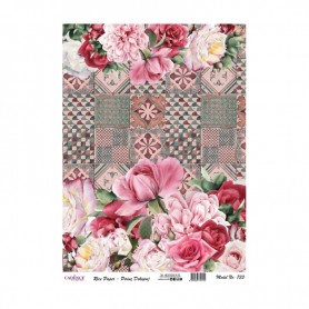 Papel de Arroz Cadence Collage Flores 30x41cm