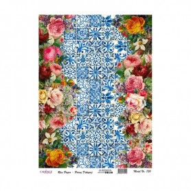 Papel de Arroz Cadence Collage Flores 30x41cm