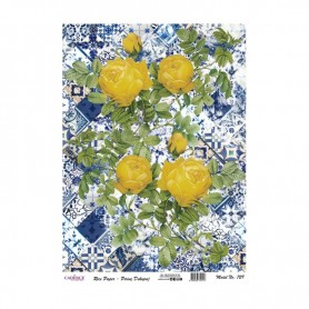 Papel de Arroz Cadence Collage Flores 30x41cm