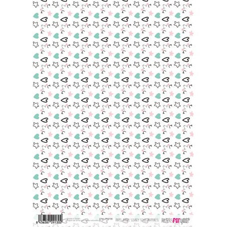 Papel De Arroz Scandy Style Happiness 29,7x21cm