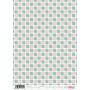 Papel De Arroz Scandy Style Mint & Pink 29,7x21cm