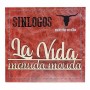 Silueta Canalla "La Vida Menuda Movida" 14x10cm