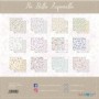 Coleccion Piu Bella Aquarella 12 papeles Scrapbooking 30x30cm dos caras