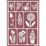 STENCIL PARA ACIDO FLORES Y FRUTAS