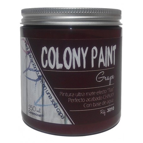 Pintura al agua efecto grape Chalky "Colony Paint"