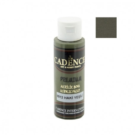 Pintura Acrílica Premium KHAKI GREEN Cadence 70ml