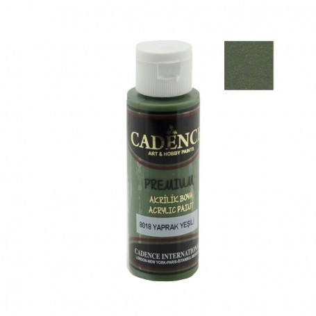 Pintura Acrílica Premium LEAF GREEN Cadence 70ml