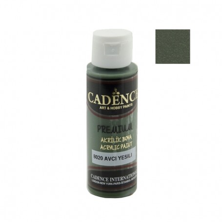 Pintura Acrílica Premium HUNTER GREEN Cadence 70ml