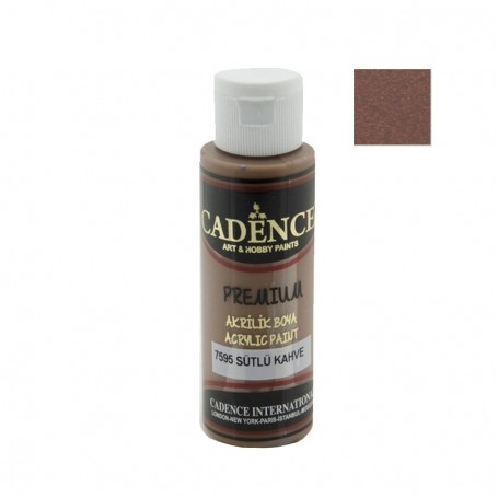 Pintura Acrílica Premium MILK BROWN Cadence 70ml