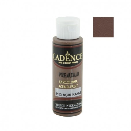 Pintura Acrílica Premium LIGHT BROWN Cadence 70ml