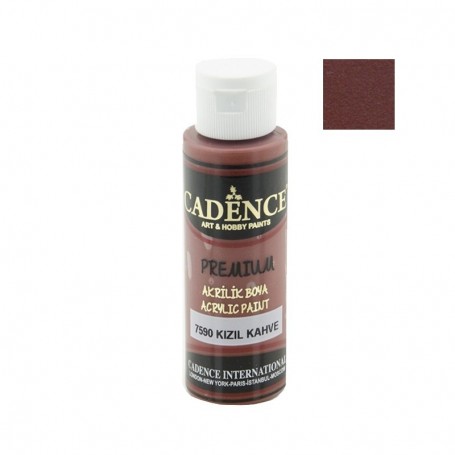 Pintura Acrílica Premium RED BROWN Cadence 70ml