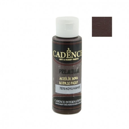 Pintura Acrílica Premium DARK BROWN Cadence 70ml