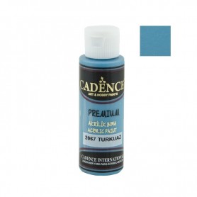 Pintura Acrílica Premium TURQUOISE Cadence 70ml