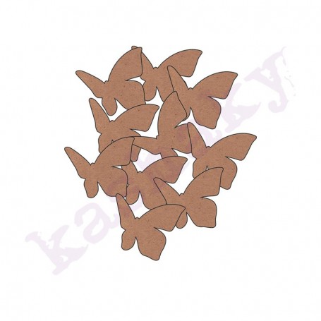 BOTÓN S/AGUJERO MARIPOSA 3,5 cm