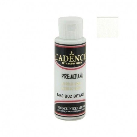 Pintura Acrílica Premium ICE WHITE Cadence 70ml