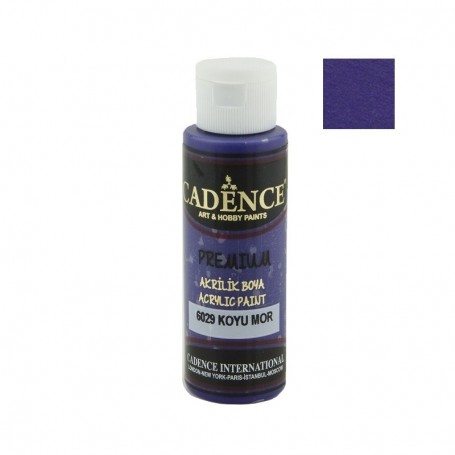 Pintura Acrílica Premium DARK PURPLE Cadence 70ml