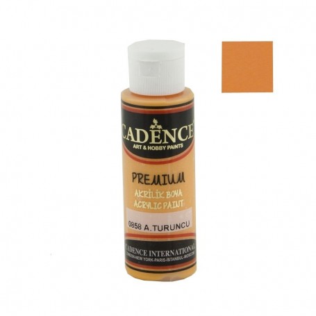 Pintura Acrílica Premium LIGHT ORANGE Cadence 70ml