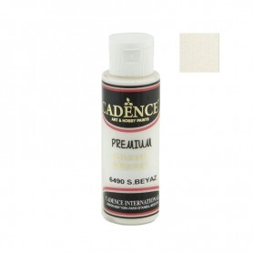 Pintura Acrílica Premium WARM WHITE Cadence 70ml