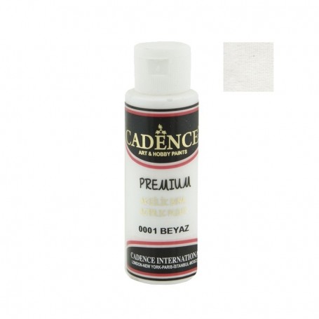 Pintura Acrílica Premium WHITE Cadence 70ml