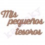TEXTO: MIS PEQUEÑOS TESOROS 30×6 cm