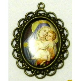 Camafeo Virgen 29x21mm