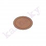 ovalo con ondas 6x4´2 cm