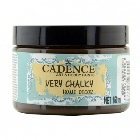 Pintura Tiza Very Chalky Cadence Burnt Umber 150ml.