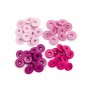40 Eyeletes Aluminio Rosa We R Memory Keepers (10 por color)