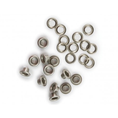 30 Eyelets y Arandelas Niquel We R Memory Keepers 