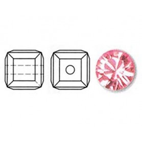 Cubo Swarovski Light Rose 6MM