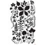 Plantilla Stencil Cadence Flores 25x36cm