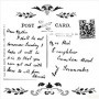 Plantilla Stencil Cadence Home Decor Post Card 45x45cm
