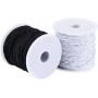 Cordon Goma Elástica Redonda Blanca 3mm grosor