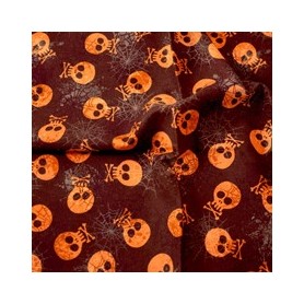 Tela Patchwork 100% Algodon Calaveras Granate. Venta 10 en 10cm