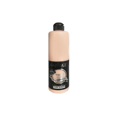 Pintura Acrílica Multisuperficie Hybrid Salmon, 500 ml