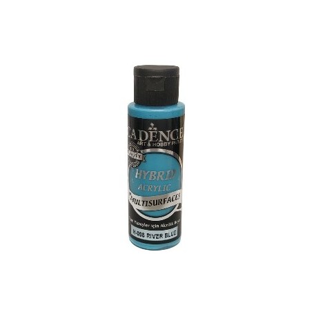 Pintura Acrílica Multisuperficie River Blue Ref. H098, 70 ml