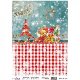 Papel de Arroz Cadence Navidad 30x41cm