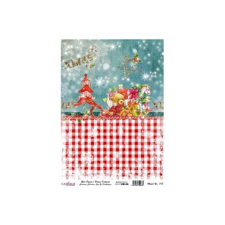 Papel de Arroz Cadence Navidad 30x41cm