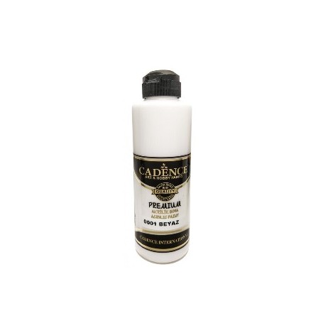 Pintura Acrílica Premium WHITE Cadence 250ml