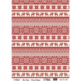 Papel de Arroz Cadence Cenefas Navidad 30x41cm