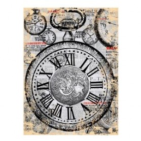 Papel de Arroz Cadence Gran Reloj 30x41cm