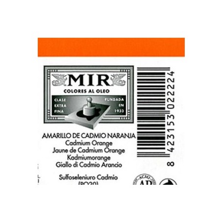 OLEO AMARILLO CADMIO NARANJA 60 ml