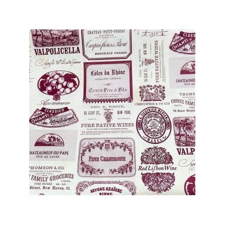 2 Papeles ROSSI Wine Labels 70x100cm