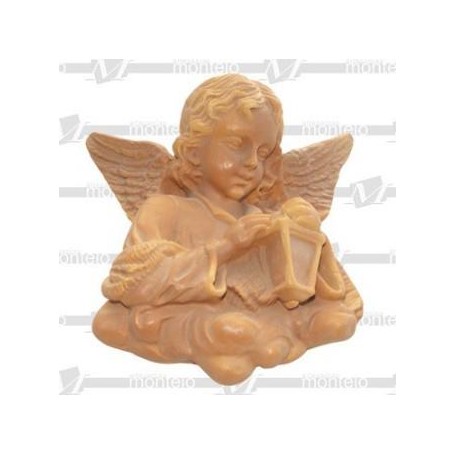 Angel Resina Con Farol 13 x 12 cm