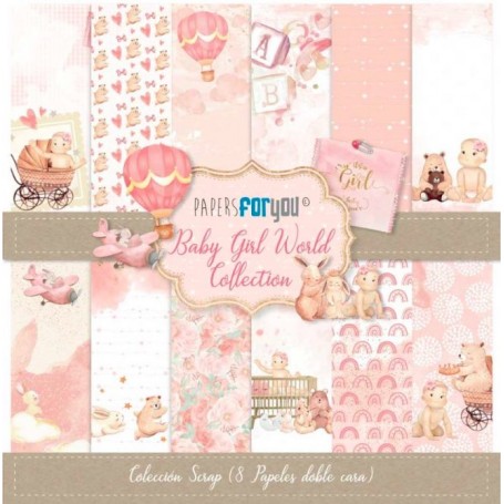 Colección Baby girl World papers for you