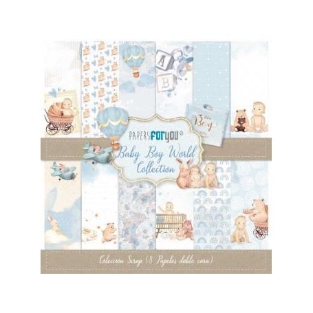 Colección Baby Boy World papers for you 30,5x30,5cm