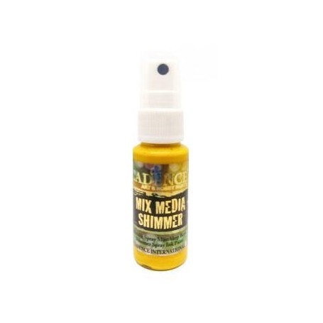 Spray Mix Media Shimmer Amarillo Ref.MMS02