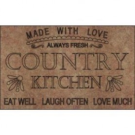 Cartel  Madera DM "Farmhouse" Country Kitchen nº7